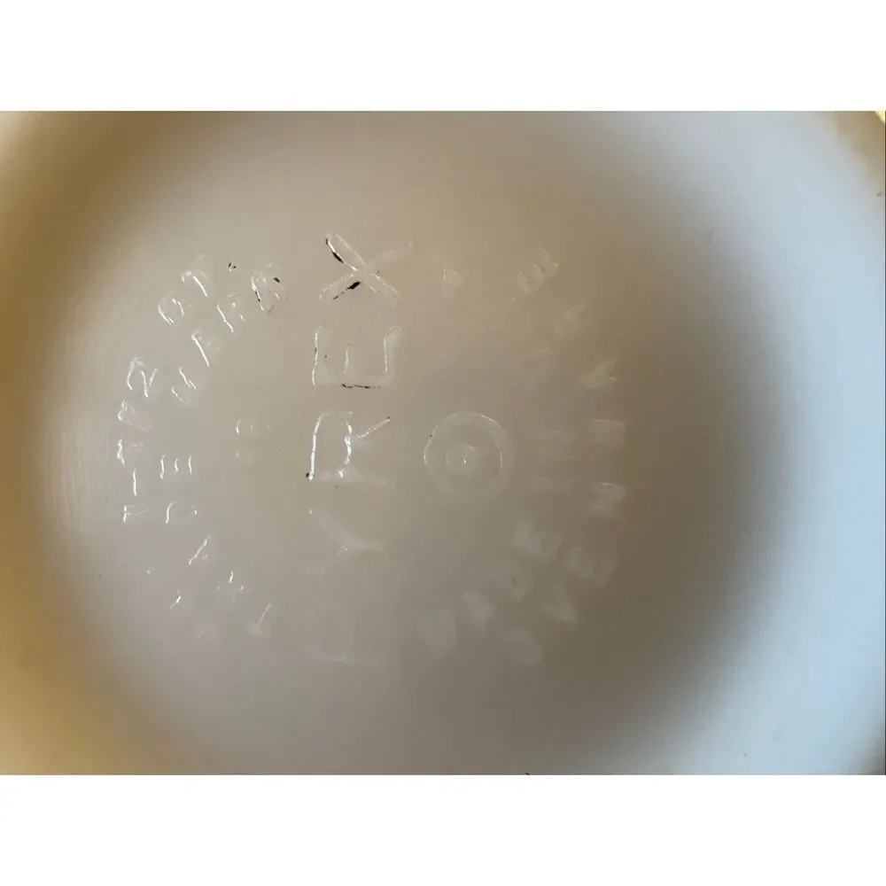 Pyrex mixing nesting bowl 440 series butterfly gold vintage 70s retro kitchen fl